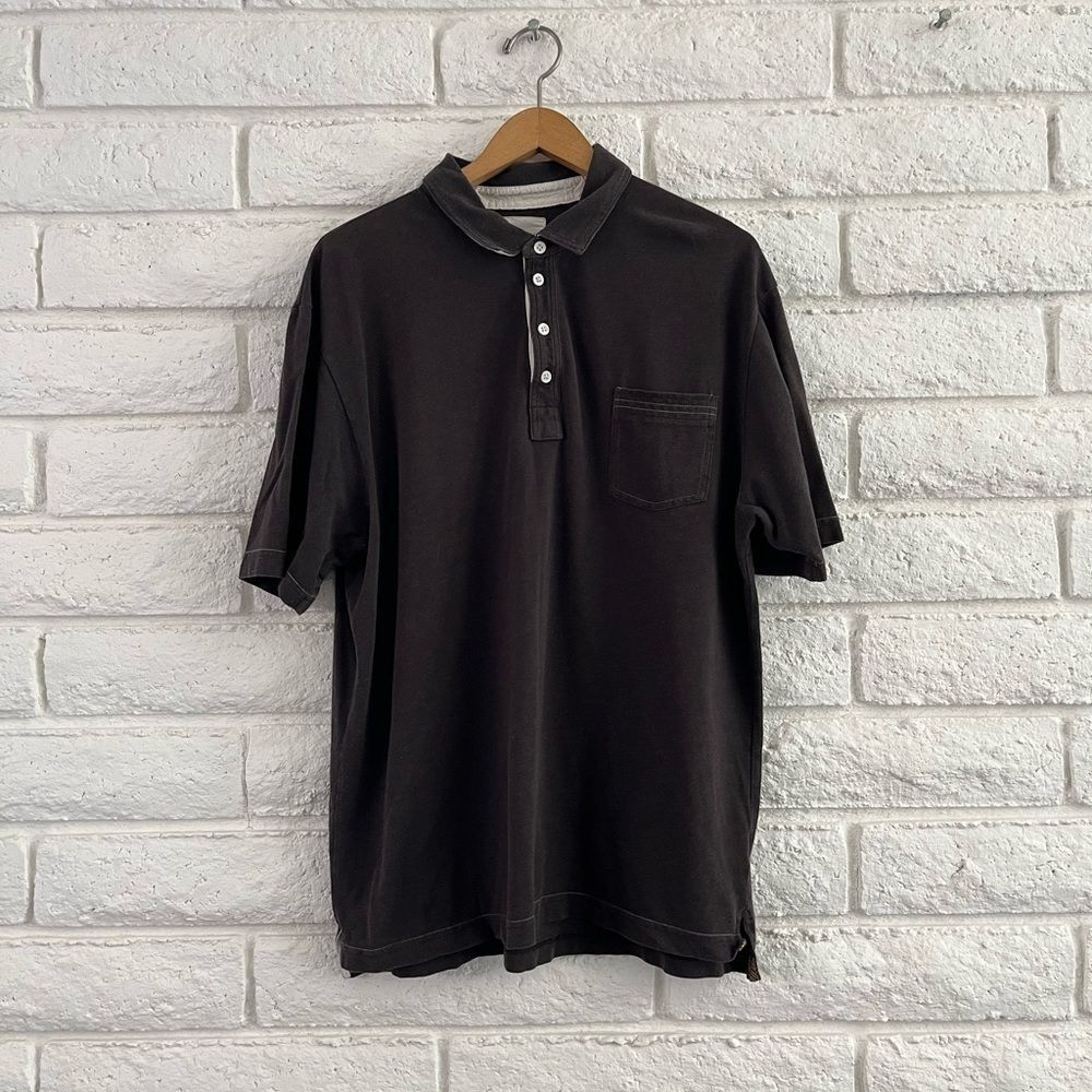 BILLY REID PENSACOLA POLO WASHED GREY SZ:XXL